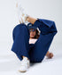 Blue Pleated Pant (Short length)